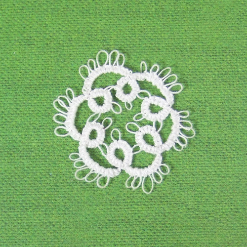 Handmade - OOAK Miniature Tatting lace - Doily #2